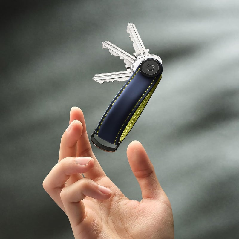 Orbitkey Matte Leather Key Organiser - Cyber - Image 5