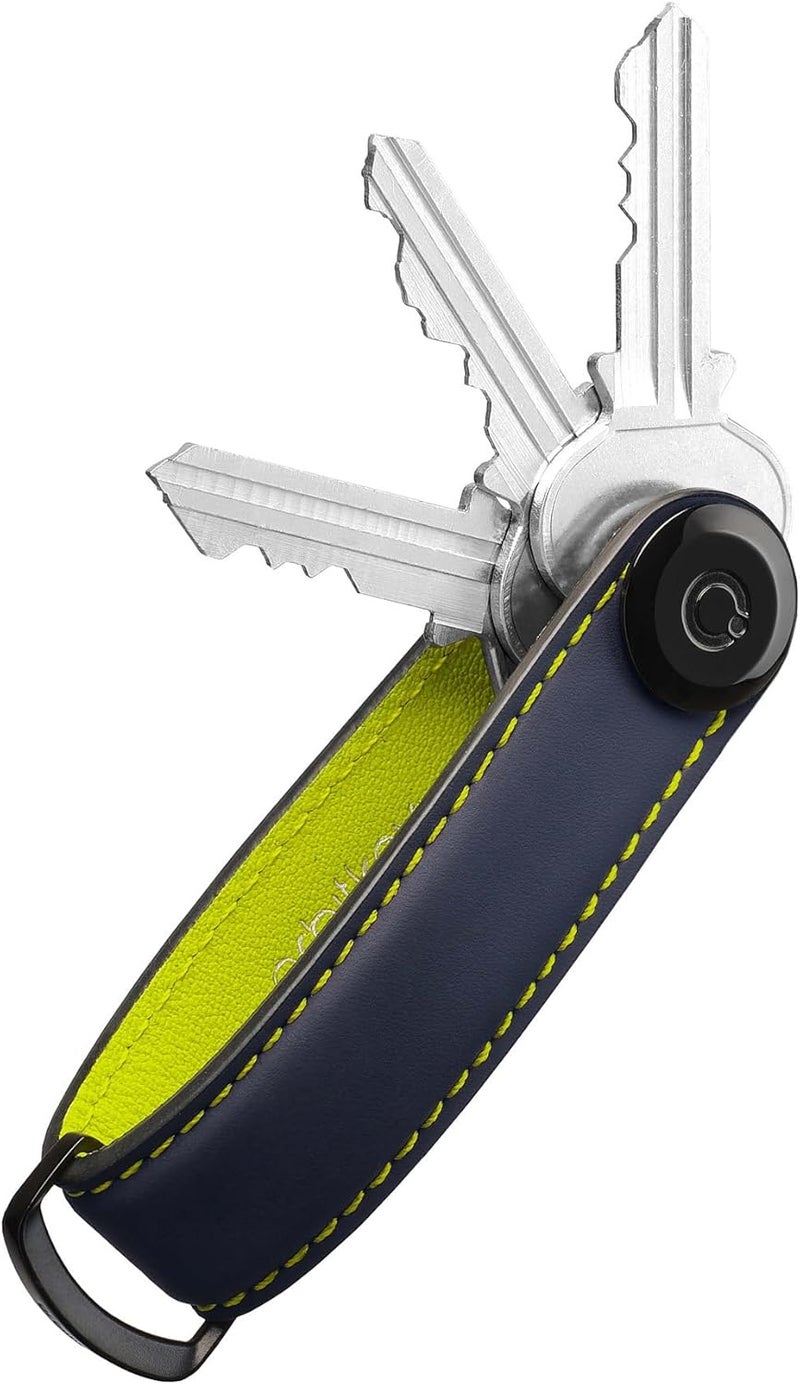 Orbitkey Matte Leather Key Organiser - Cyber - Image 1