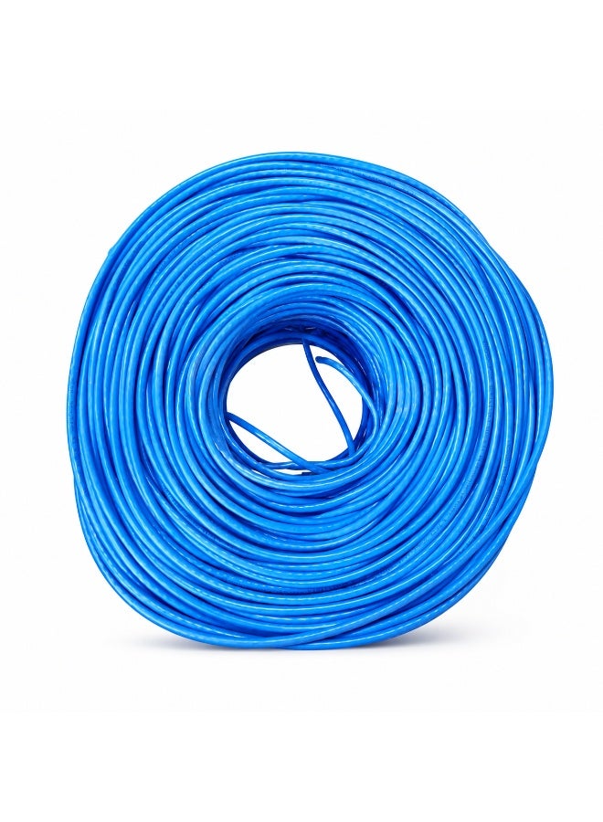 PROMAX Plus UTP CAT6 Networking Cable 305M, 23 AWG 4 Pair Ethernet Cable, Backward Meter Marked, Blue - Image 2