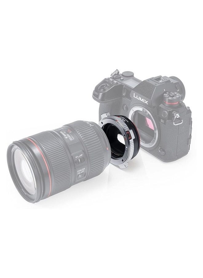 VILTROX - EF-L Pro Auto Focus Lens Mount Adapter with Security Lock Compatible with Canon EF/EF-S Lens to L Mount Camera Leica SL2/Lumix S1 S1H S5/Sigma fp L,Idea for Large Lens - Image 1