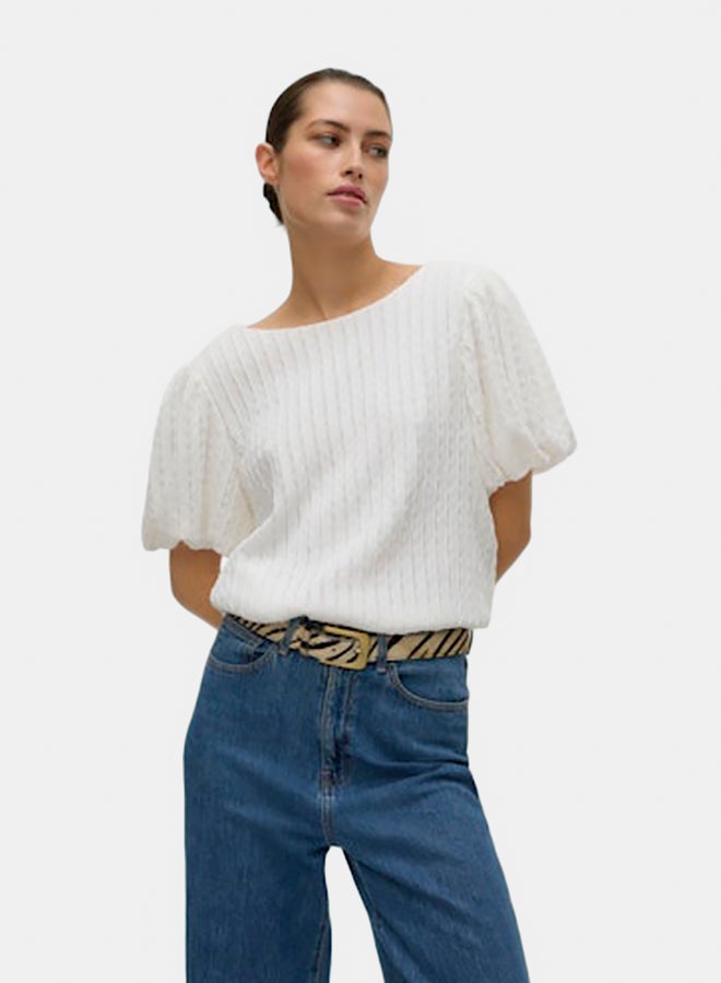 VERO MODA VERO MODA Womens Nomi Shortsleeve Top Juniors  - Image 2
