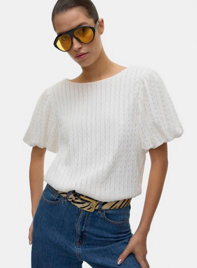 VERO MODA VERO MODA Womens Nomi Shortsleeve Top Juniors  - Image 3