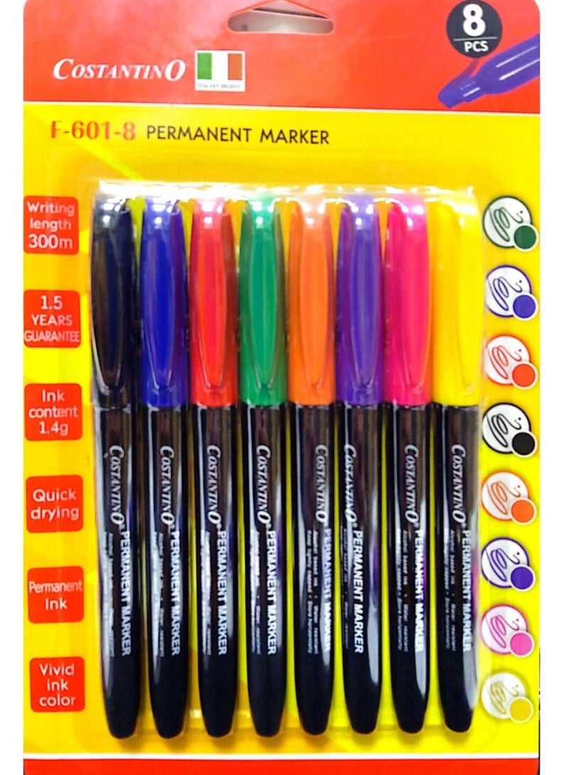 COSTANTINO Permanent Costantino Marker 8Pieces - Image 1