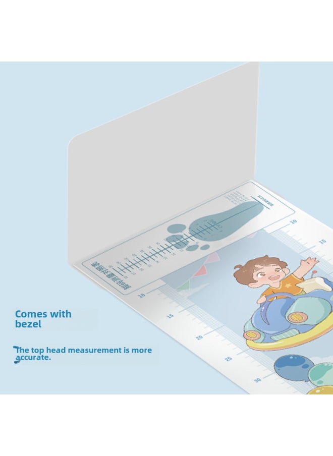 Generic - Baby Height Measurement Mat Foot Ruler Head Circumference Measuring Tool Precision Children's Ruler Home Use Baby Growth Tracker-Specifications:Peace Elephant (soft Upgrade) [send Storage Bag Sticker Height Software]] - Image 1