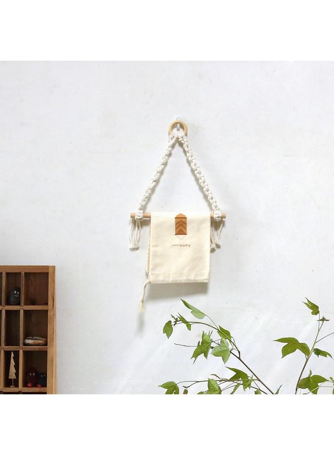 Bluejw Foreign Trade New Handmade Cotton Rope Woven Creative Toilet Paper Pendant Bohemian Small Tapestry Home Practical Decoration  - Image 2