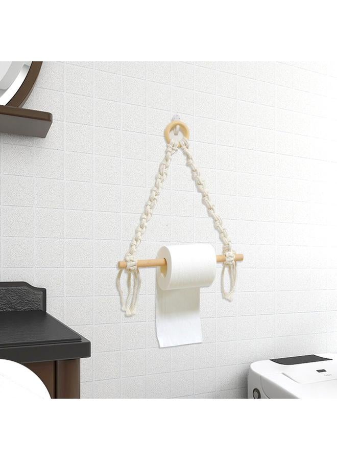 Bluejw Foreign Trade New Handmade Cotton Rope Woven Creative Toilet Paper Pendant Bohemian Small Tapestry Home Practical Decoration  - Image 3