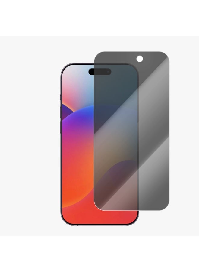 GRABIT Privacy Screen Protector for Apple iPhone, Anti-Spy Tempered Glass Film, Installation Kit