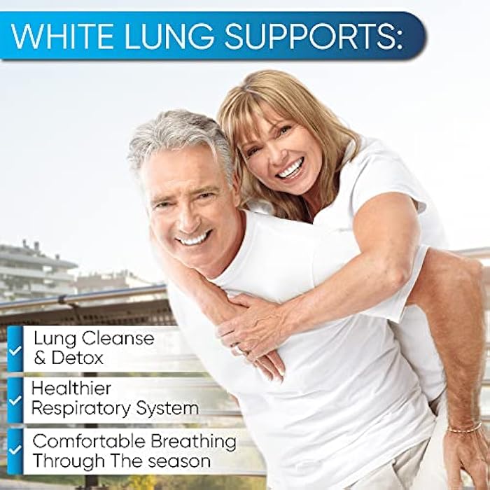 NutraPro White Lung by NutraPro - Lung Cleanse And Detox.Support Lung Health. Supports Respiratory Health. 60 Capsule - Made in GMP Certified Facility. - Image 2