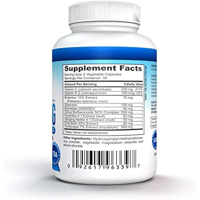 NutraPro White Lung by NutraPro - Lung Cleanse And Detox.Support Lung Health. Supports Respiratory Health. 60 Capsule - Made in GMP Certified Facility. - Image 5