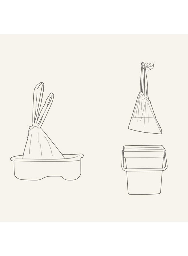 Tebery 150 Pack Portable Potty Chair Liners With Drawstring Potty Bags Potty Liners Disposable For Baby Toilet Potty Training Seat - Image 5