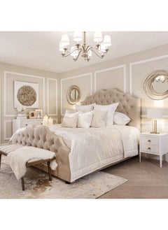 Havana Beds And Upholstery Majestic Handmade Double Bed (Suitable Mattress fit :140 cm x 190 cm)  - Image 1