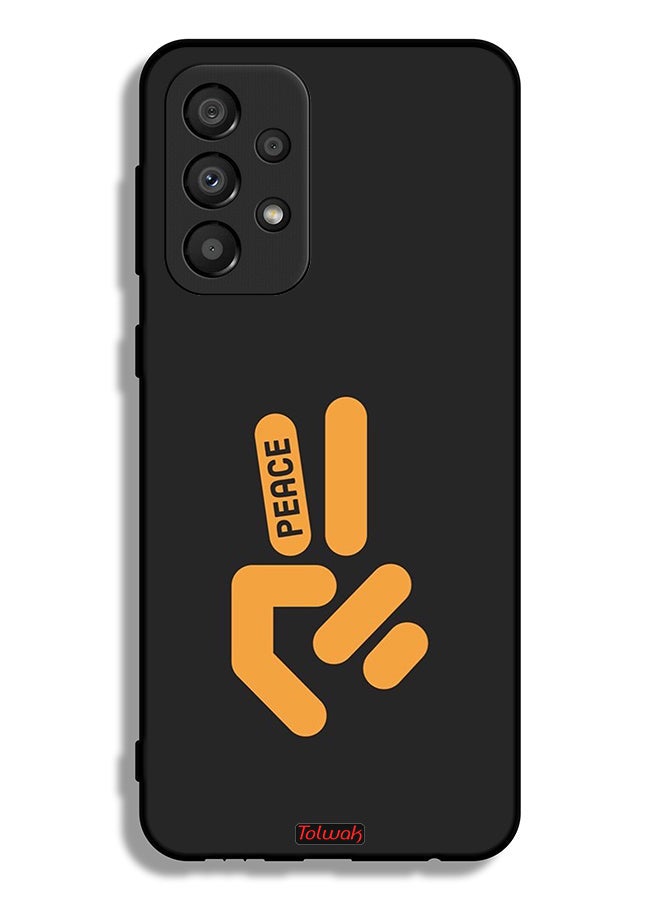Tolwak Samsung Galaxy A33 5G Protective Case Cover Peace - Image 1