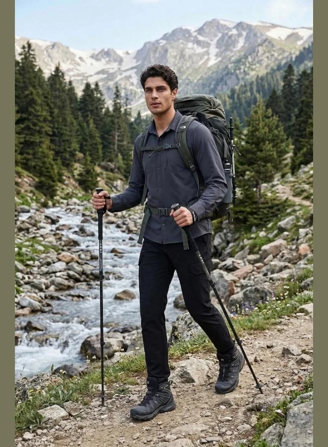 Buratti Normal Waist Slim Fit Water Repellent Trekking and Courier Trousers Men's PANTS 693719