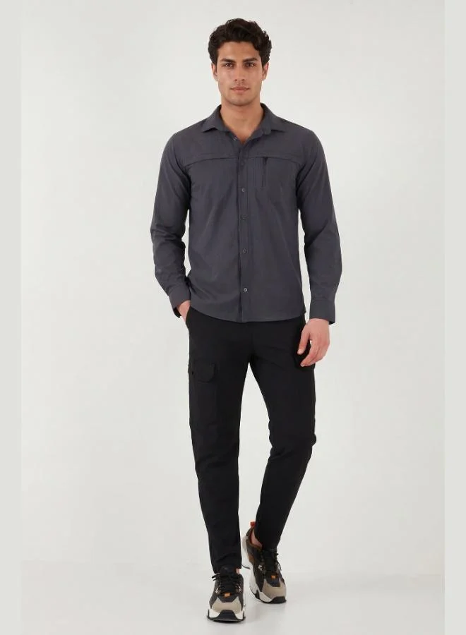 Buratti  Buratti Normal Waist Slim Fit Water Repellent Trekking and Courier Trousers Men's PANTS 693719 for Men | Best Price UAE