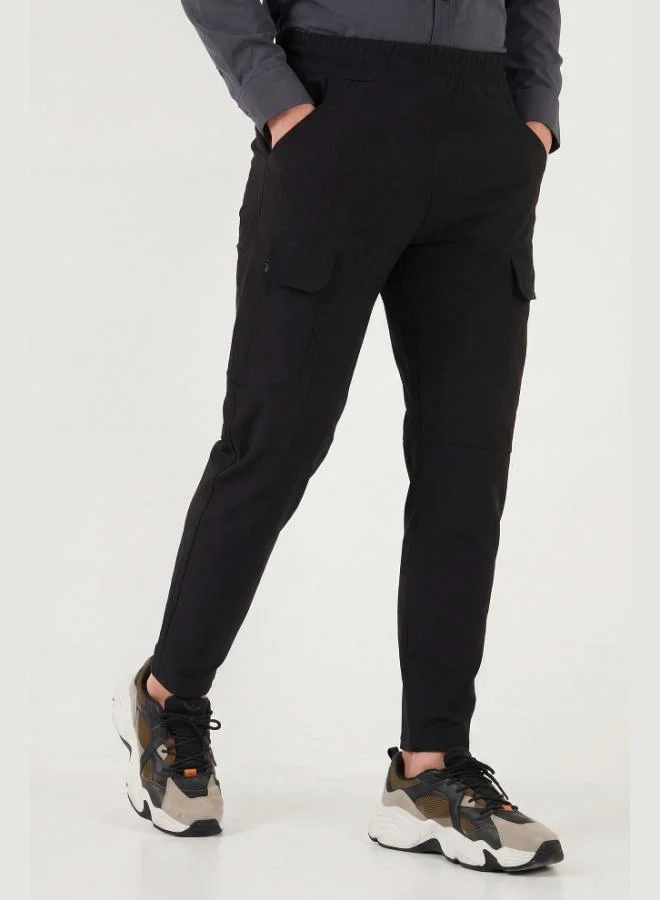 Buratti  Buratti Normal Waist Slim Fit Water Repellent Trekking and Courier Trousers Men's PANTS 693719 for Men | Best Price UAE