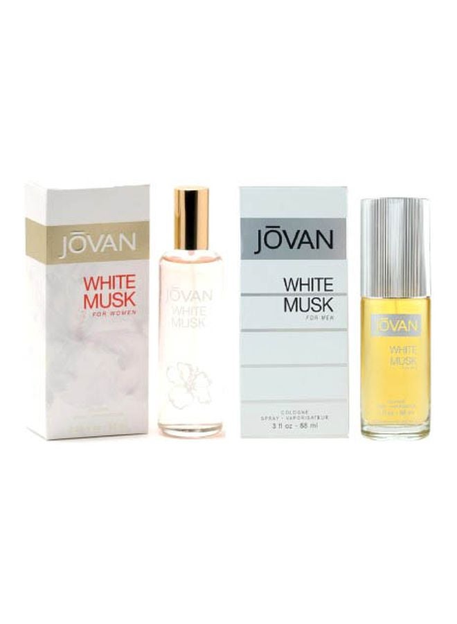 جوفان مجموعة هدايا مكونة من عبوتي كولونيا وايت ماسك 96 Milliliter, 88ملليلتر - Image 2