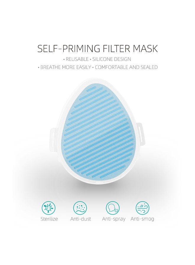 NIBEMINENT Anti-Dust Reusable Mouth Mask With 3-Layer Non-Woven Cotton Filter - Image 3