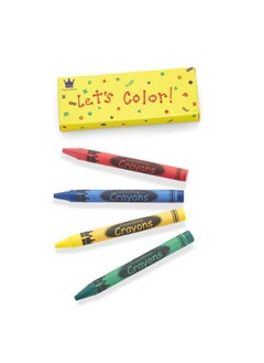 CrayonKing CrayonKing 150 Sets of 4-Packs in a Box (600 total bulk Crayons) Restaurants, Party Favors, Birthdays, School Teachers & Kids Coloring Non-Toxic Crayons  - Image 1