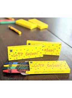 CrayonKing CrayonKing 150 Sets of 4-Packs in a Box (600 total bulk Crayons) Restaurants, Party Favors, Birthdays, School Teachers & Kids Coloring Non-Toxic Crayons  - Image 4