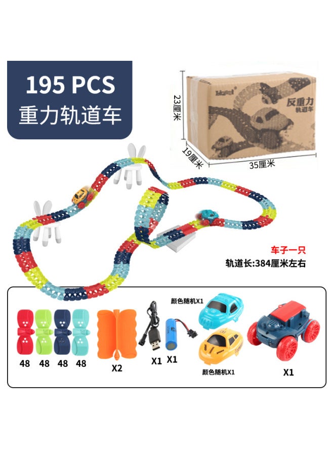 Anti-gravity Rail Car Children's Educational Toys Boys Car Assembly Twist Roller Coaster - Image 1