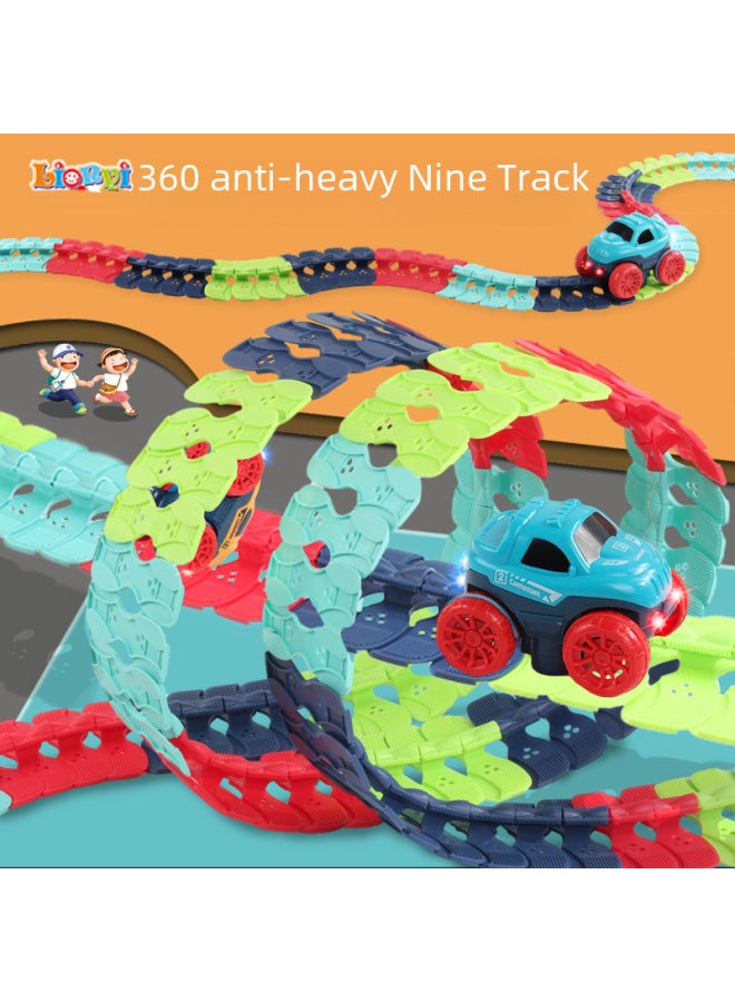 Anti-gravity Rail Car Children's Educational Toys Boys Car Assembly Twist Roller Coaster - Image 2