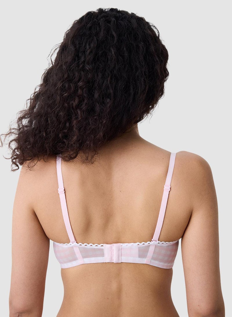 Penti Heart Broderie Pink Bra - Image 4