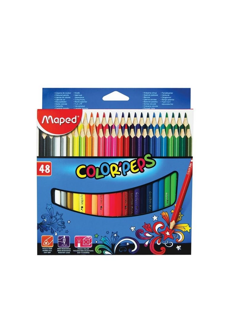 Maped طقم ColorPeps مكون من 48 قطعة متعدد الألوان - Image 1