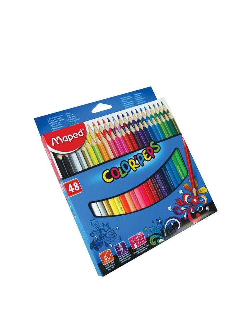 Maped طقم ColorPeps مكون من 48 قطعة متعدد الألوان - Image 2