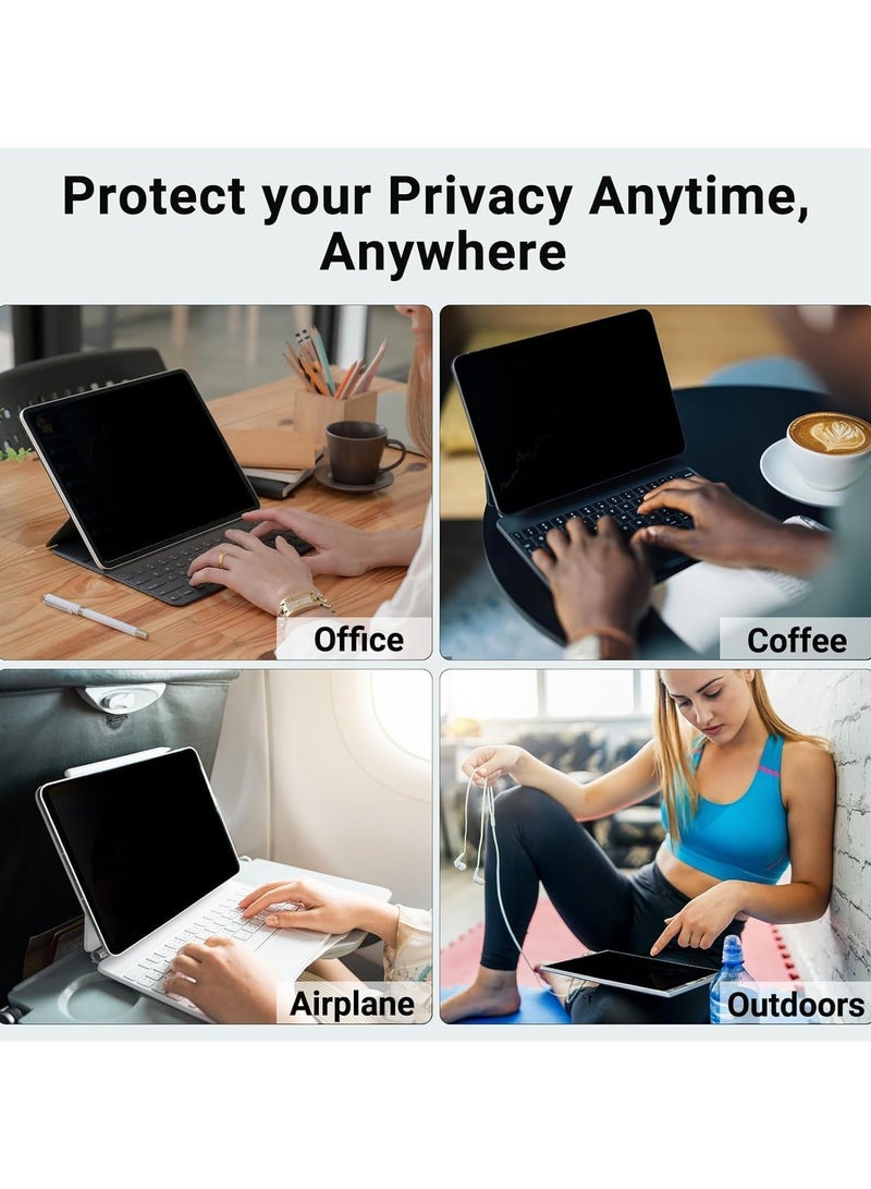 Privacy Screen Protector Compatible with Honor Pad V9 11.5-inch (ROL-W00/W10), Landscape Left and Right Privacy Frosted Anti-Peek Film - Image 5