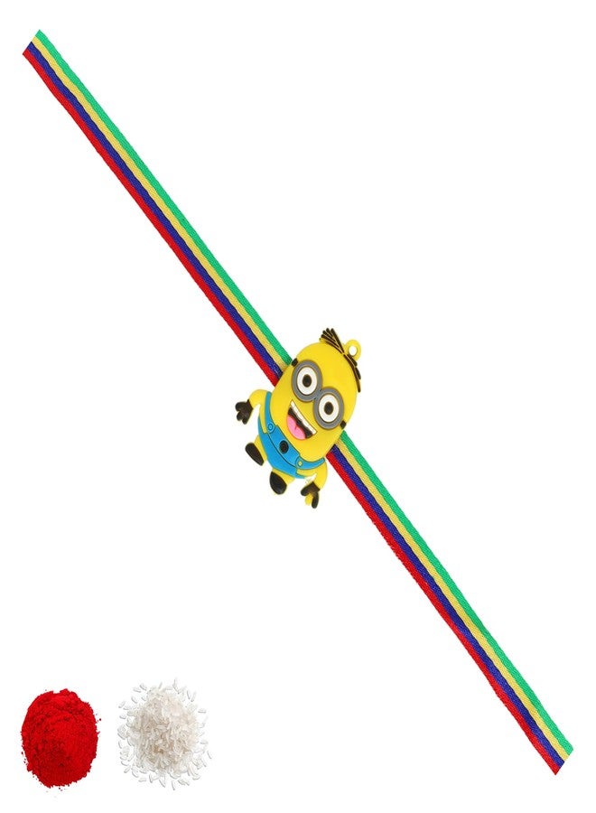 Vientiq Minions Soft Rubber Kids Rakhi - Image 1
