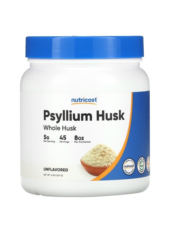 Nutricost Nutricost, Psyllium Husk, Whole Husk, Unflavored, 8 oz (227 g)  - Image 1