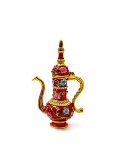 Tea Pot Decorative Piece, Dubai Souvenir Arabic Tea Pot, Arabic Traditional Tea Kettle- Red