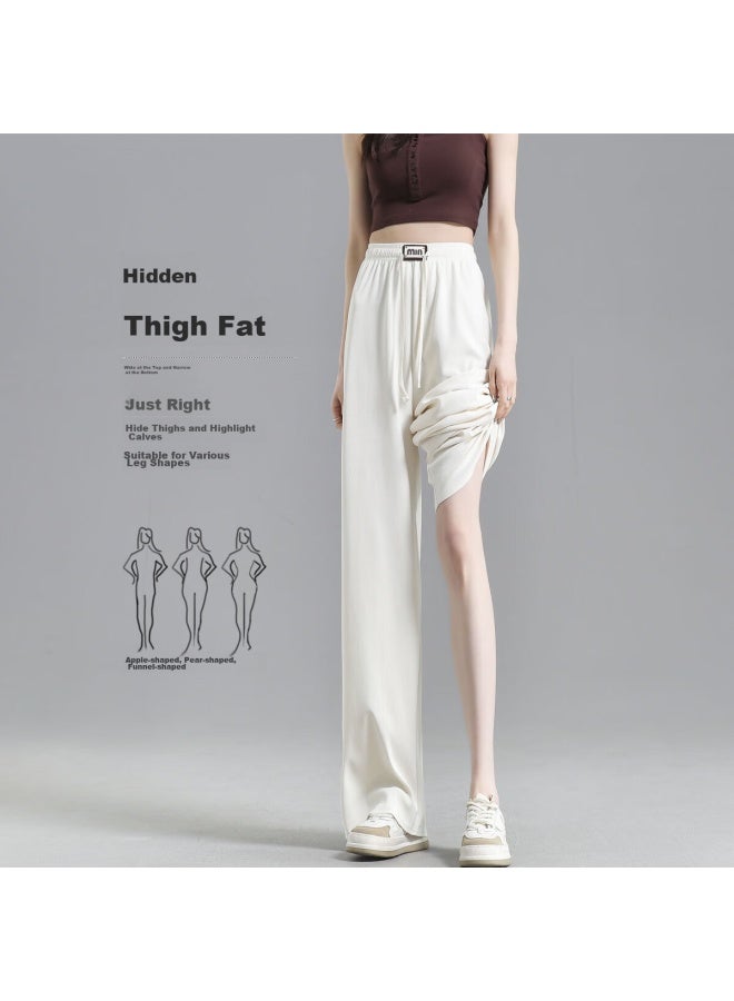 dme Demana Spring And Autumn Lightweight Elastic Waist Long Pants Women's Casual Trousers - Image 1