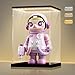 LANSCOERY Acrylic Display Case with Adjustable YellowWhiteWarm LED Light UV Protection Clear Display Box Dustproof Showcase for Action Figures Models Collectibles 79x79x118inch - Image 3