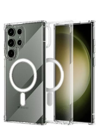 Case Cover Clear for Samsung Galaxy S23 Ultra with Support Magsafe Charger Charging Thin Shockproof and Transparent Non-yellow Case - pzsku/Z7581D11C157C51E2DE7DZ/45/_/1705853584/cb2537e7-3492-4859-b01a-e6b3e7c00c3a