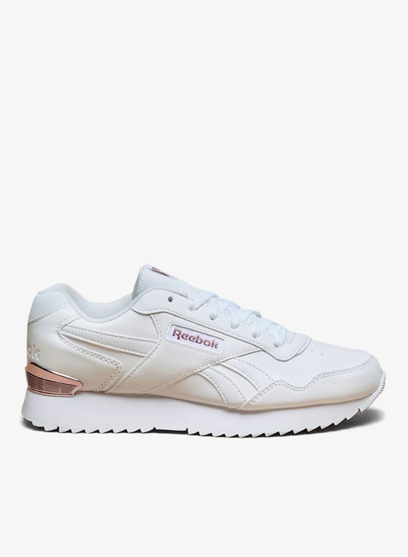 ريبوك أحذية رياضية نسائية بنعل مضلع برباط - جلايد ريبل كليب - Image 1