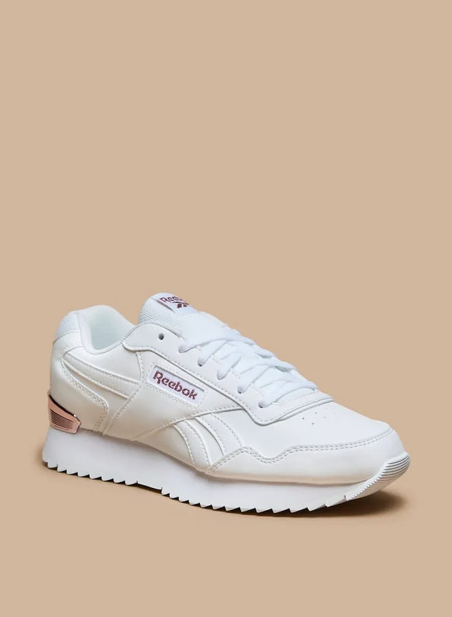 Reebok Womens Panelled Sports Shoes with Lace-Up Closure - GLIDE RIPPLE CLIP