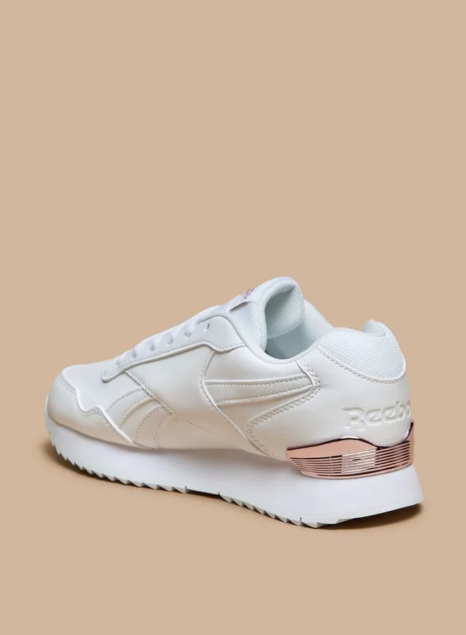 Reebok Womens Panelled Sports Shoes with Lace-Up Closure - GLIDE RIPPLE CLIP