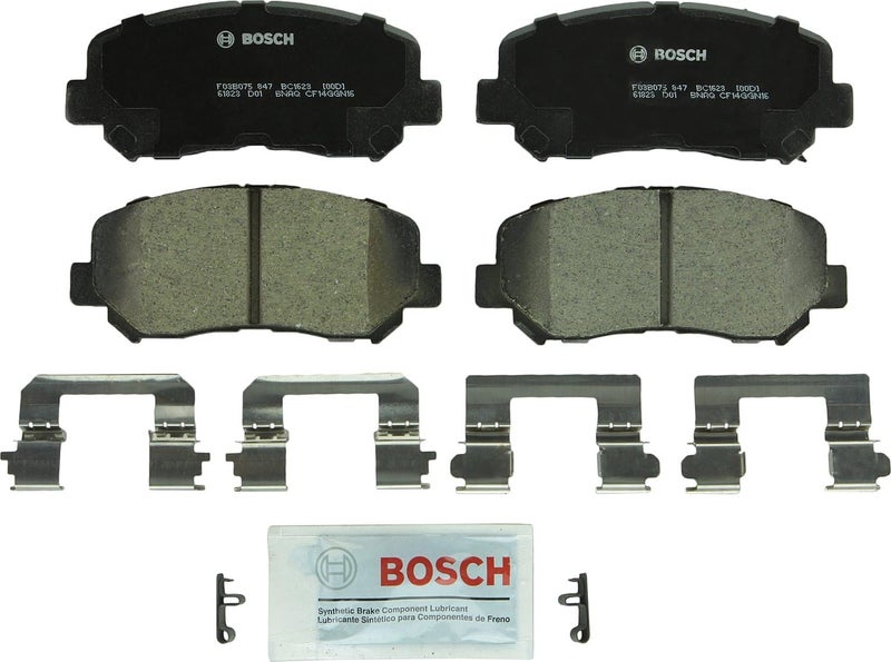 BOSCH BC1623 QuietCast Premium Ceramic Disc Brake Pad Set - Front for Select Mazda CX-5 - Image 1