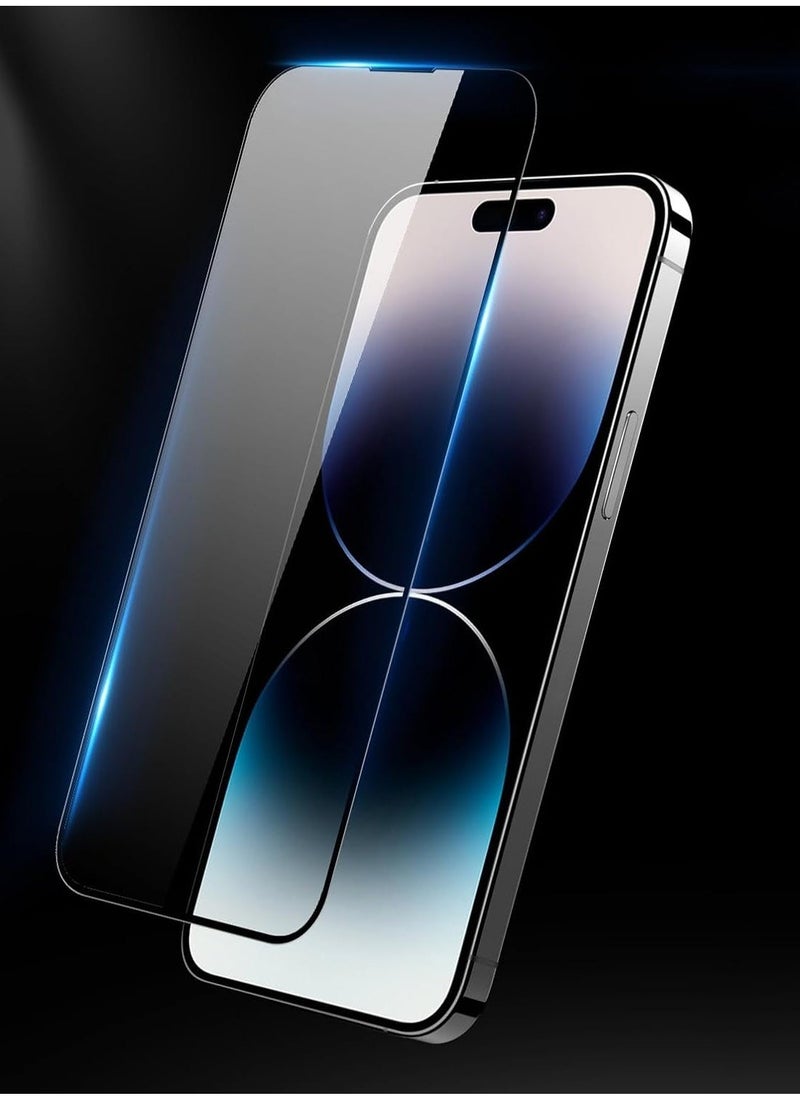 Raxoom Glass for iPhone 15 Pro Max Screen Protector Tempered Glass Full Glue Edge-to-Edge Screen Protector for iPhone 15 Pro Max (2023) - Image 2
