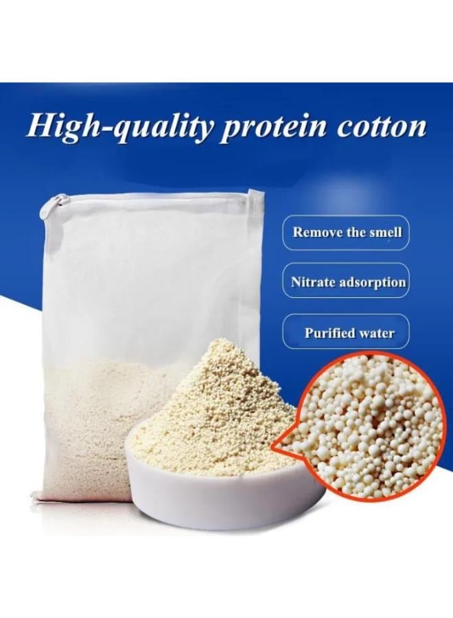Protein Cotton Water Purifier 120g Makes the Water Clear and Deodorizes - Image 2