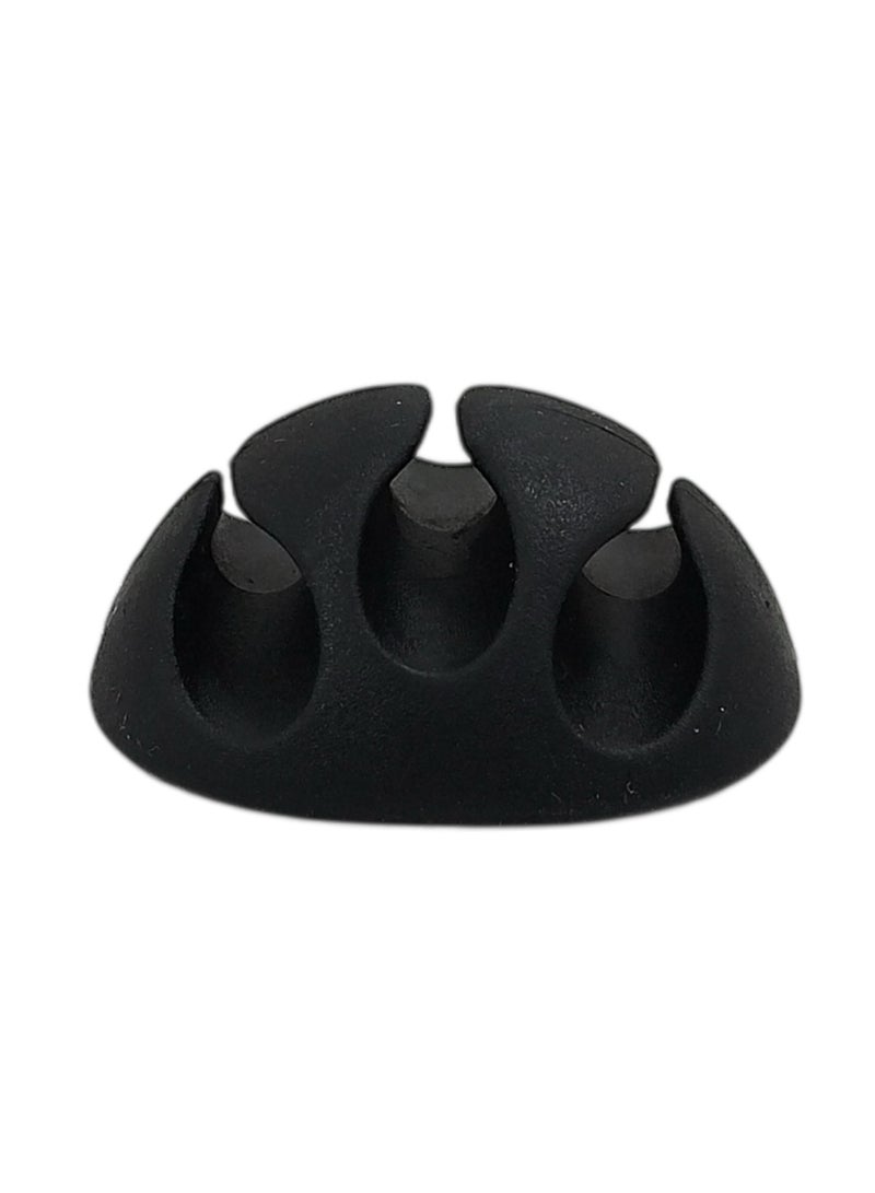 هاي-تيك حامل ومنظم الكابلات، حل إدارة الكابلات للمنزل والمكتب، حامل أسلاك متين وقابل لإعادة الاستخدام - Image 1