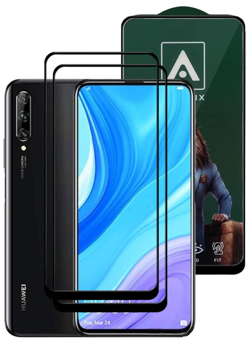 ACLIX 2 Pieces Antistatic ESD Dustproof Premium Quality High Definition Tempered Glass Screen Protector Designed For Huawei Y9s - Image 1