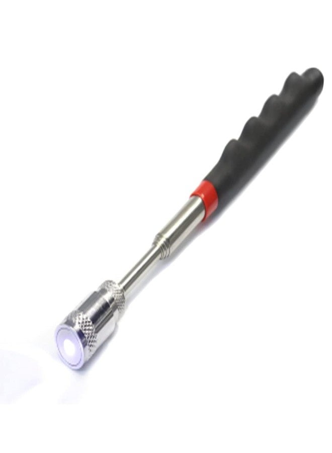 TERXA Telescoping Magnetic Picking Tool With LED Flash Light | Stainless Steel Magnet Stick | Hand Tool | Extendable Rod Stick | For Screws/Nut/Bolt/Auto Repair (Pack of 1,Multicolor) - Image 1