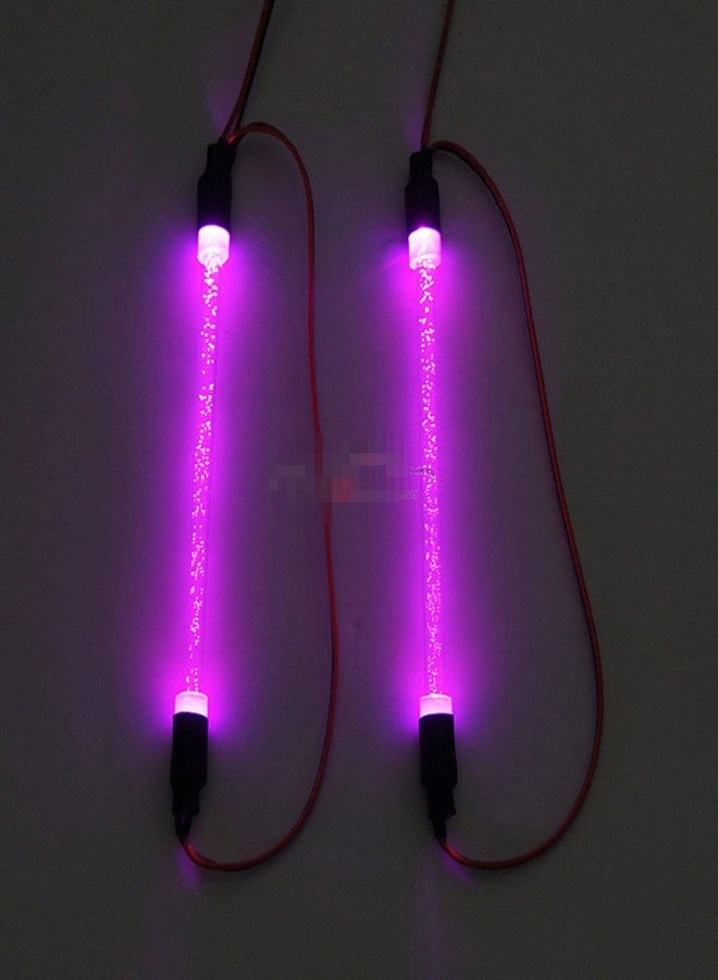 MOHERO 1/10 RC Car Chassis Body LED Light Strip Tube for RC Drifting Car Truck Tank (Purple) - Image 1