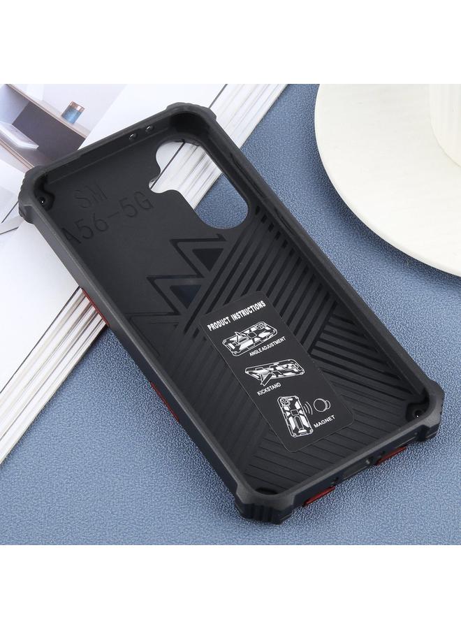 اس-توب جراب لهاتف Samsung Galaxy A56 5G Armor مقاوم للصدمات مصنوع من مادة TPU + PC المغناطيسية مع حامل - Image 3