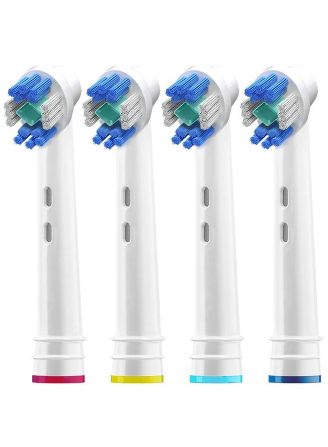 Alayna Professional Sensitive Brush Heads w/ Ultrathin Bristles, Compatible with Oralb Braun Electric Toothbrush- 4 Gum Pro Style- Fits The Oral-B Kids Care Etc. - Image 3