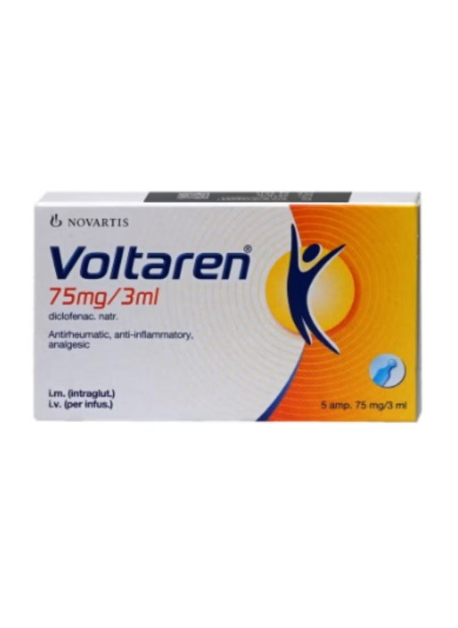 NOVARTIS Voltaren 75Mg 3Ml Inj 5S 