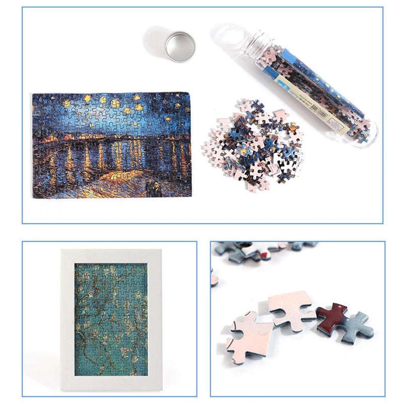 150-piece Mini Test Tube Puzzle, Adult Cartoon Puzzle, Children's Toy, Mini Blue Card Puzzle - Image 3