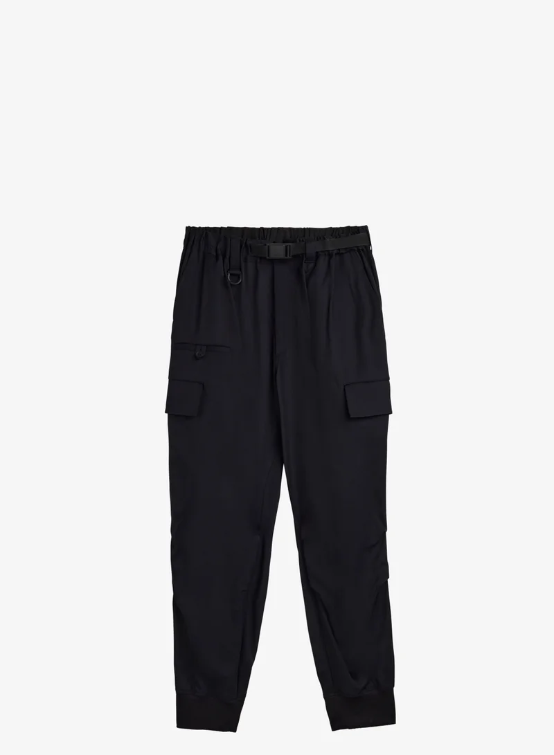 Adidas Y-3 Rayon Twill Cuffed Tracksuit Bottoms